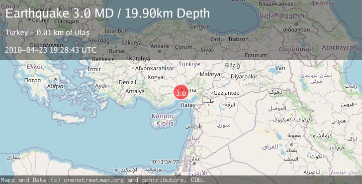Map of CENTRAL TURKEY