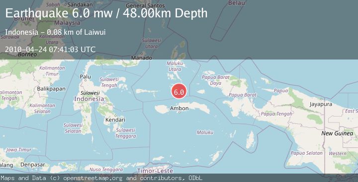 Map of KEPULAUAN OBI, INDONESIA