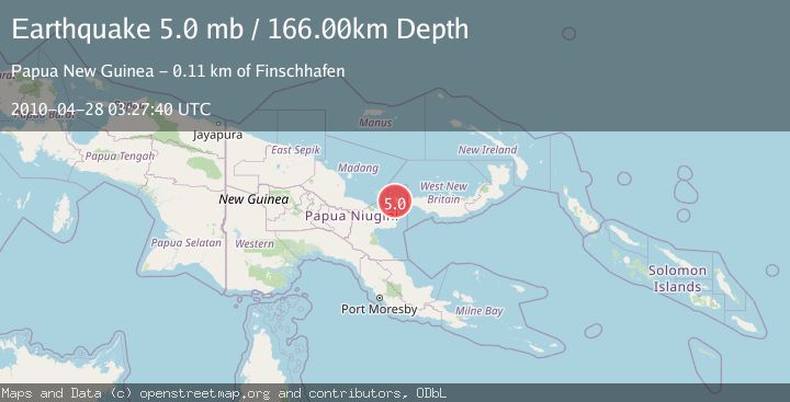 Map of EASTERN NEW GUINEA REG., P.N.G.