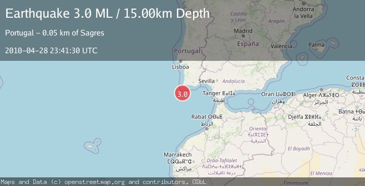 Map of WEST OF GIBRALTAR
