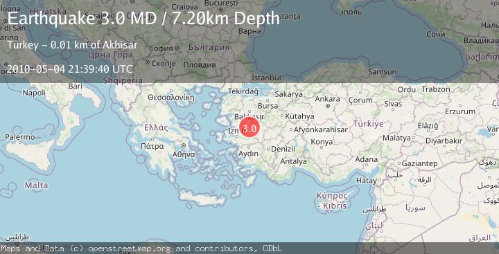 Map of WESTERN TURKEY