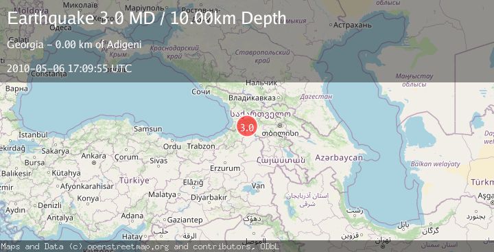Map of GEORGIA (SAK'ART'VELO)