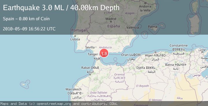 Map of STRAIT OF GIBRALTAR