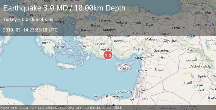 Map of WESTERN TURKEY
