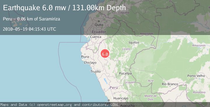 Map of NORTHERN PERU
