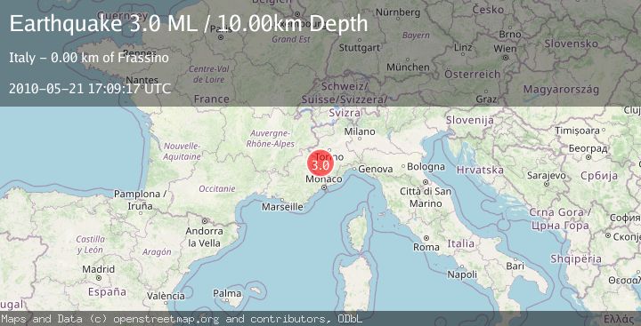 Map of NORTHERN ITALY