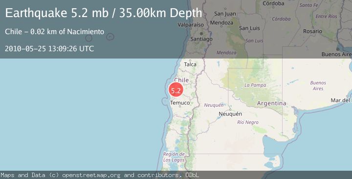 Map of BIO-BIO, CHILE