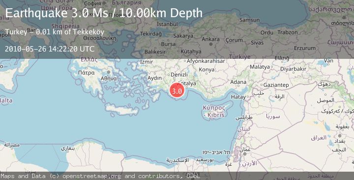 Map of WESTERN TURKEY