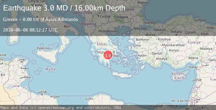 Map of SOUTHERN GREECE