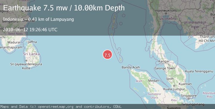Map of NICOBAR ISLANDS, INDIA REGION