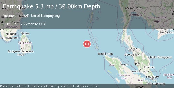 Map of NICOBAR ISLANDS, INDIA REGION