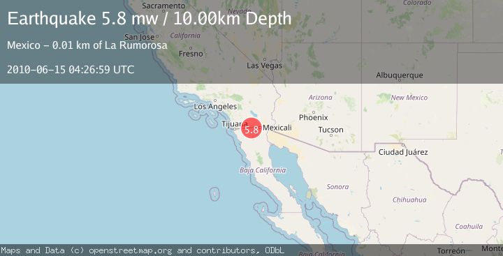Map of BAJA CALIFORNIA, MEXICO