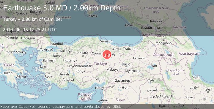 Map of CENTRAL TURKEY