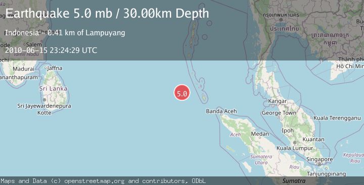 Map of NICOBAR ISLANDS, INDIA REGION