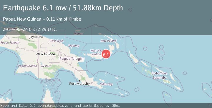 Map of NEW BRITAIN REGION, P.N.G.