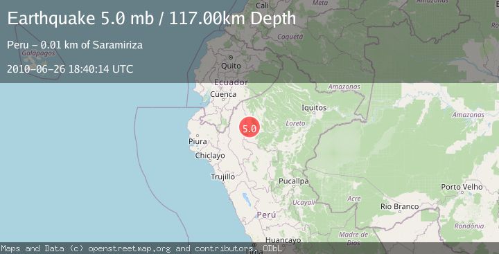 Map of NORTHERN PERU