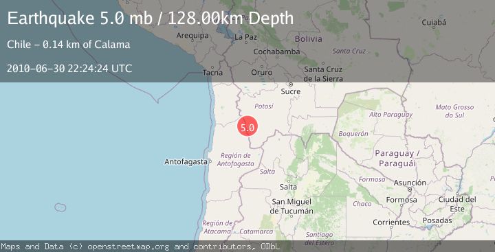Map of POTOSI, BOLIVIA