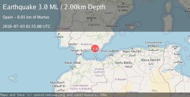 Map of STRAIT OF GIBRALTAR