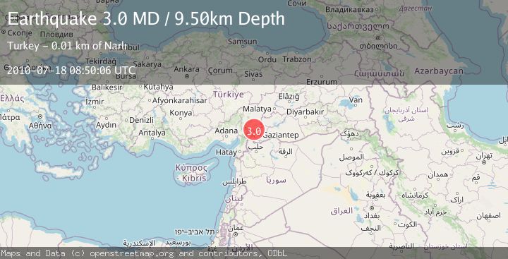 Map of CENTRAL TURKEY