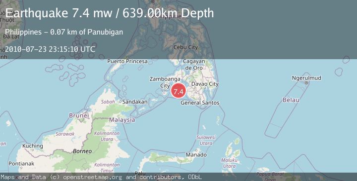 Map of MORO GULF, MINDANAO, PHILIPPINES