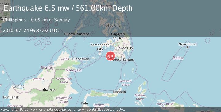 Map of MORO GULF, MINDANAO, PHILIPPINES