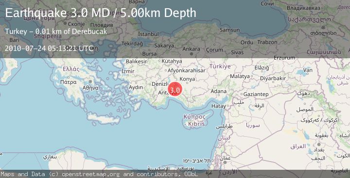 Map of WESTERN TURKEY