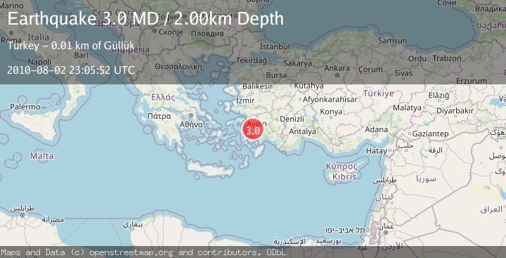 Map of WESTERN TURKEY