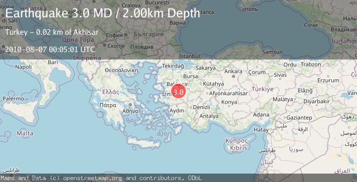 Map of WESTERN TURKEY