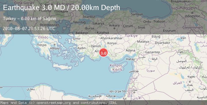 Map of WESTERN TURKEY