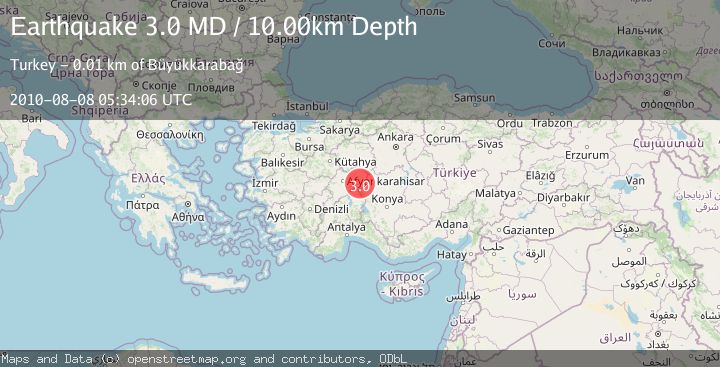 Map of WESTERN TURKEY