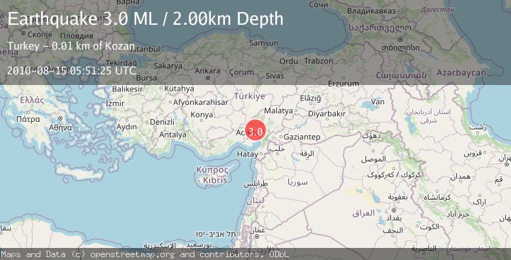 Map of CENTRAL TURKEY
