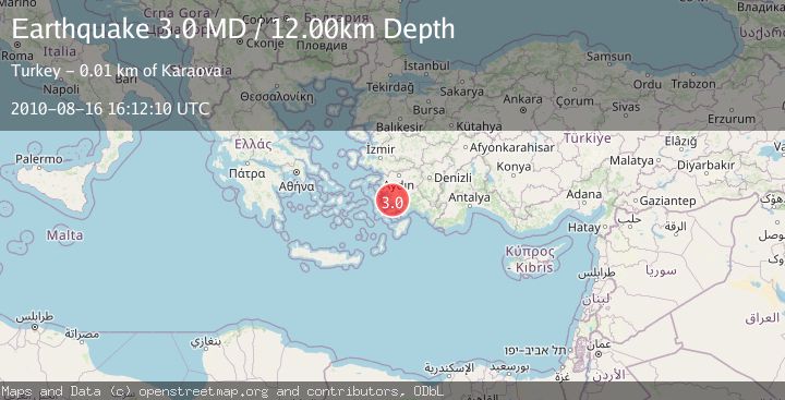 Map of WESTERN TURKEY