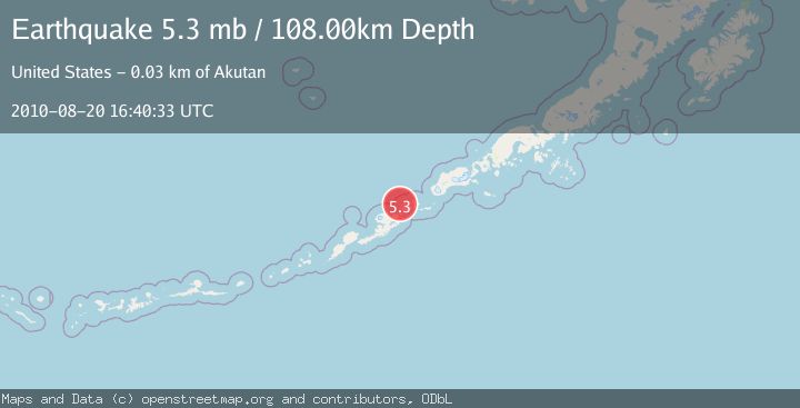 Map of FOX ISLANDS, ALEUTIAN ISLANDS