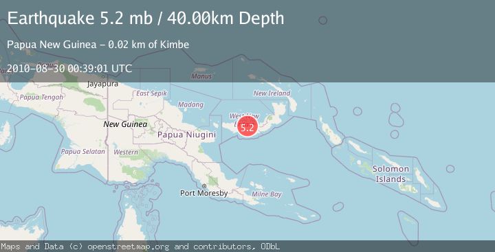 Map of NEW BRITAIN REGION, P.N.G.