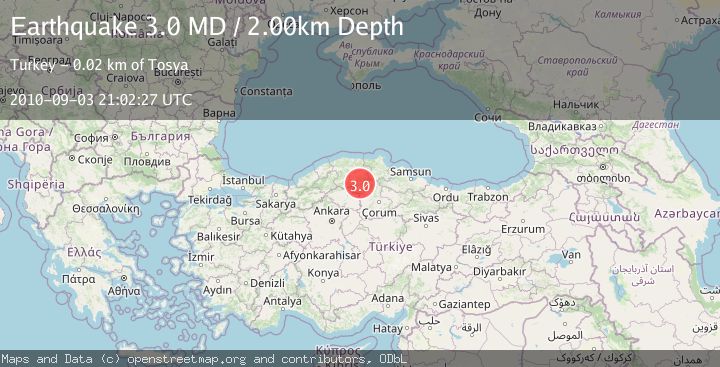 Map of CENTRAL TURKEY