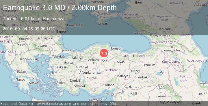 Map of CENTRAL TURKEY