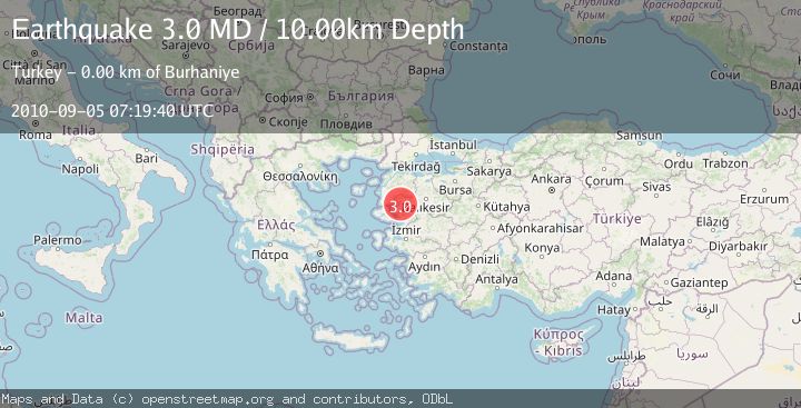 Map of NEAR THE COAST OF WESTERN TURKEY