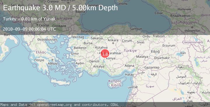 Map of WESTERN TURKEY