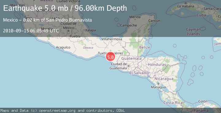 Map of CHIAPAS, MEXICO