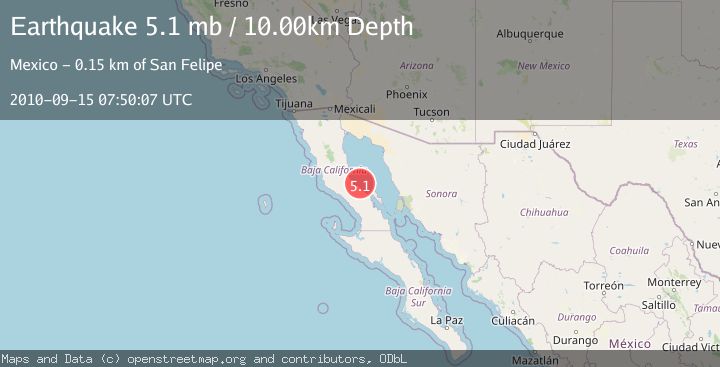 Map of GULF OF CALIFORNIA