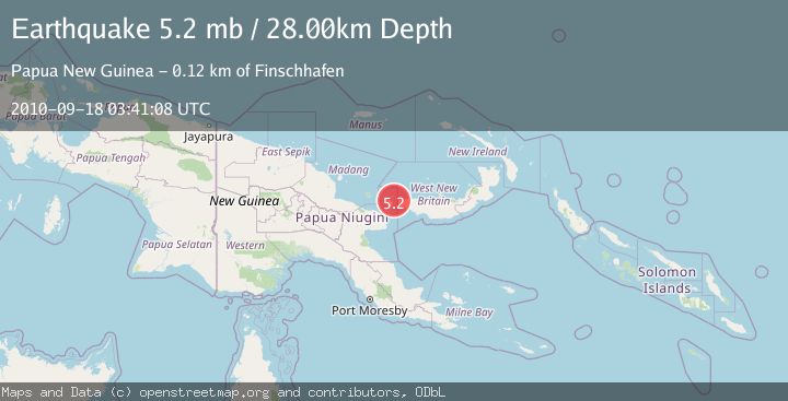 Map of NEW BRITAIN REGION, P.N.G.