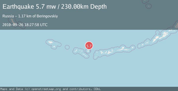 Map of RAT ISLANDS, ALEUTIAN ISLANDS