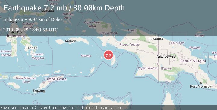 Map of KEPULAUAN KAI, INDONESIA