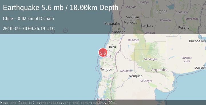 Map of OFFSHORE BIO-BIO, CHILE