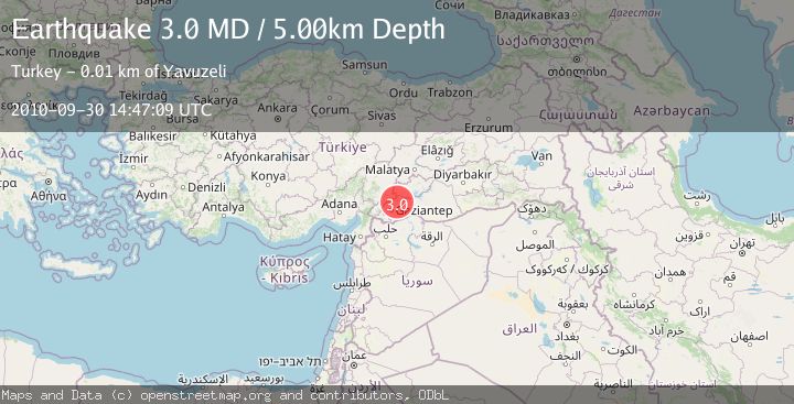 Map of CENTRAL TURKEY