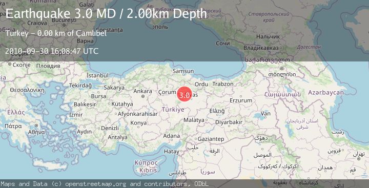 Map of CENTRAL TURKEY