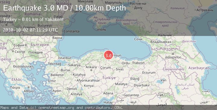 Map of CENTRAL TURKEY