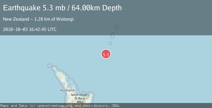 Map of SOUTH OF KERMADEC ISLANDS