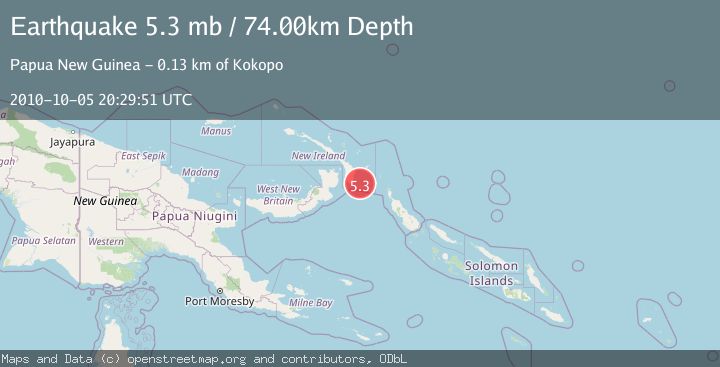 Map of NEW IRELAND REGION, P.N.G.