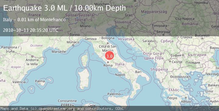 Map of CENTRAL ITALY